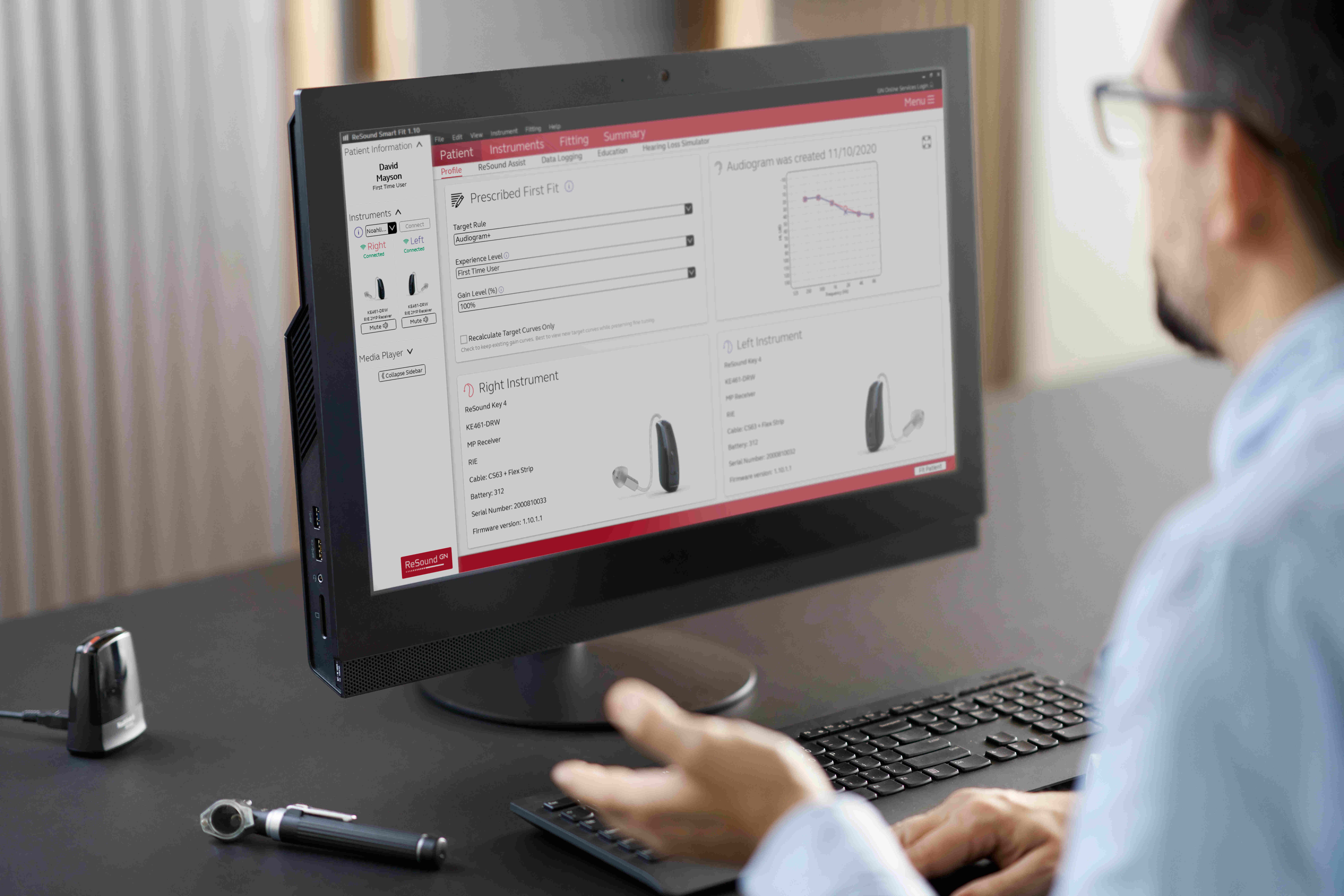 Adaptación de audífonos